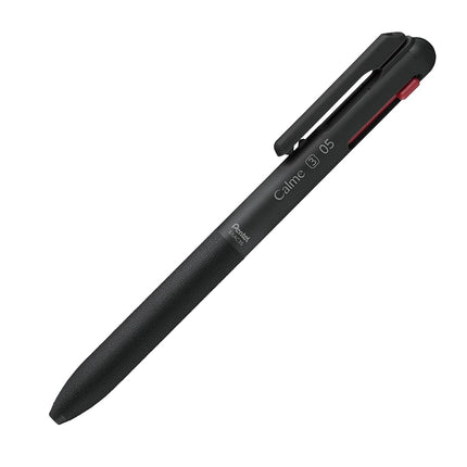 Pentel BXAC35A Tri-Color Ballpoint Pen, Calme, 0.5mm, Black