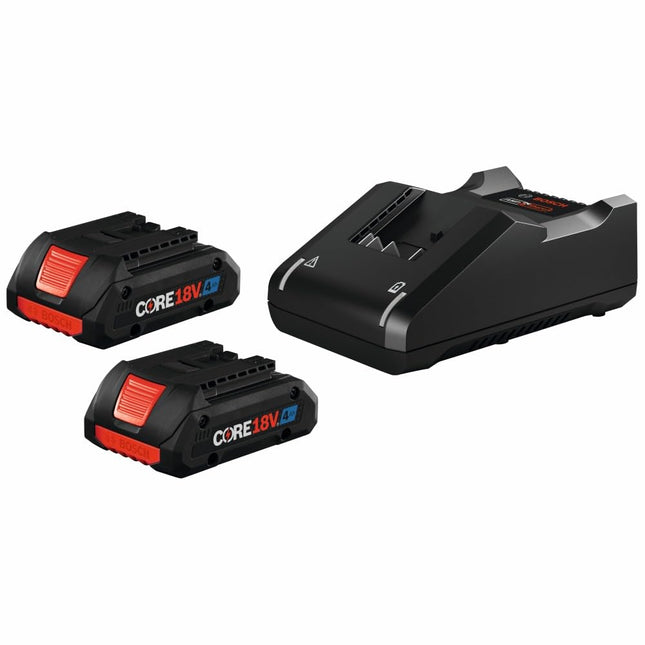 Bosch GXS18V-11N25 CORE18V Starter Kit - (2) 4.0 B