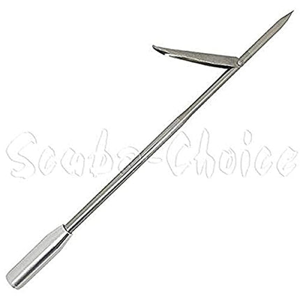 Spearfishing 12" Stainless Steel Pole Spear Tip Single Barb Head