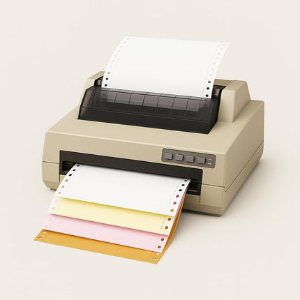 Biztek - 9 1/2" x 11" Blank Computer Continuous Paper, Clean Edge, 1 Part 20 lb. 92 Glossy Cardboard | 2,400 Sheets
