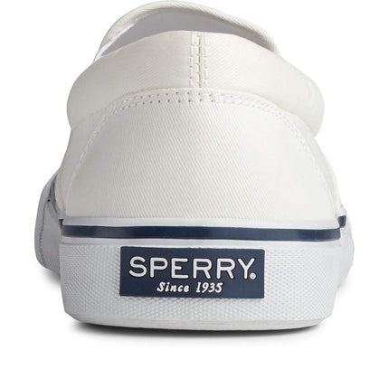 Sperry Men's Striper II Slip On Sneaker, Sw White, 4 M US