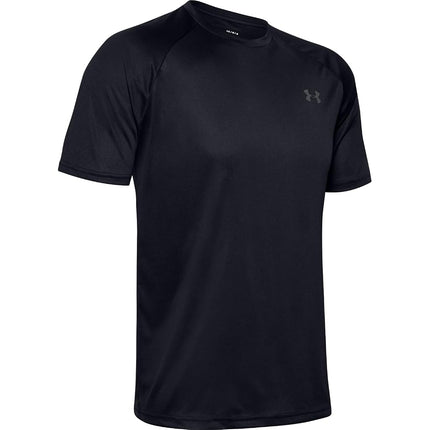 Under Armour Men's Velocity 2.0 Short Sleeve T Shirt, (001) Black / / Pitch Gray, XS