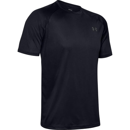 Camiseta de manga corta Under Armour Velocity 2.0 para hombre, (001) Negro / / Gris Pitch, XS
