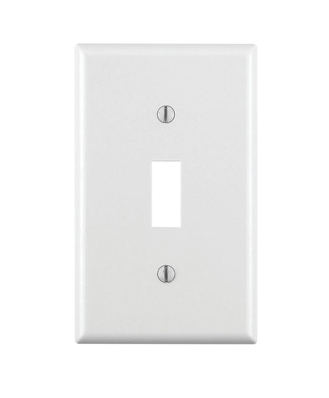Leviton 1-Gang Toggle Device Switch Wallplate, Sta