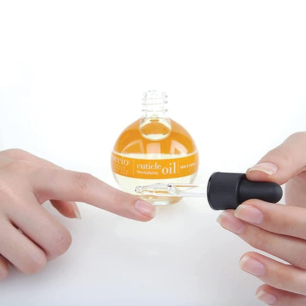 Cuccio Naturale Cuticle Revitalizing Oil - Hydrating Oil For Repaired Cuticles Overnight - Remedy For Damaged Skin And Thin Nails - Paraben And Cruelty-Free Formula - Milk And Honey - 75 ML