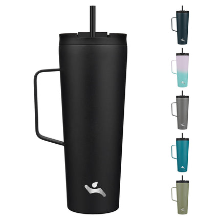 Konokyo Insulated Tumbler with Handle and Straw, 2