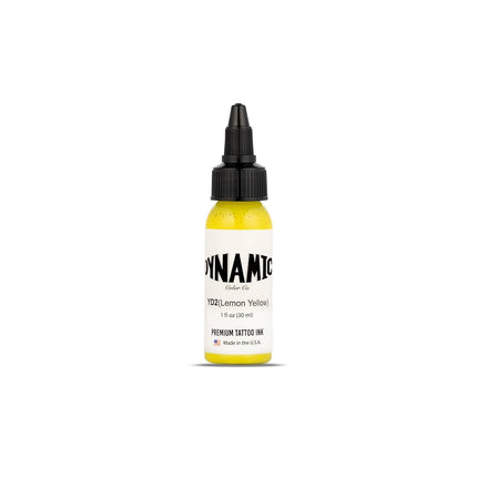 Dynamic Lemon Yellow Tattoo Ink Bottle 1oz