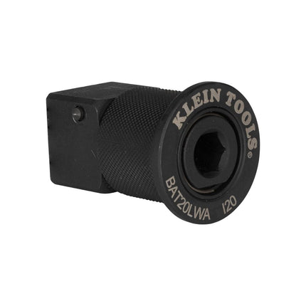 Klein Tools BAT20LWA Adapter for 90-Degree Impact Wrench (Cat. Nos. BAT20LW and BAT20LW1), 7/16-Inch Quick-Change Adapter, 1/2-Inch Drive