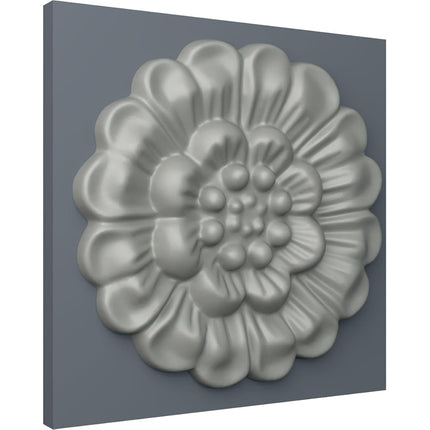 Ekena Millwork ROS04X04AR 3 3/4" OD x 3/8" P Artis Rosette, White