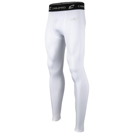 CHAMPRO Men's Cold Weather Compression Pants White