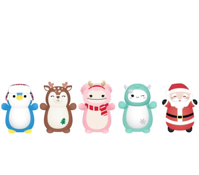 Squishmallows Official KellyToy 10 Inch Hug Mees Christmas Holiday 2023 (Puff The Penguin)
