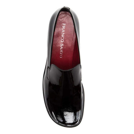 Franco Sarto Women's Bocca Loafer,Black Patent,7.5 W US