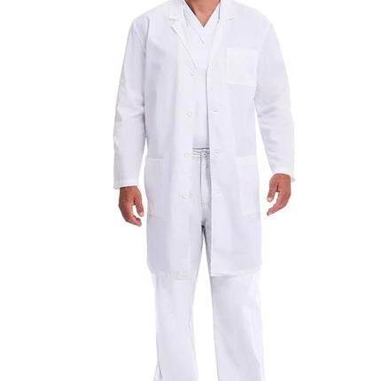 Dickies Unisex 40-Inch Lab Coat, White, X-Small