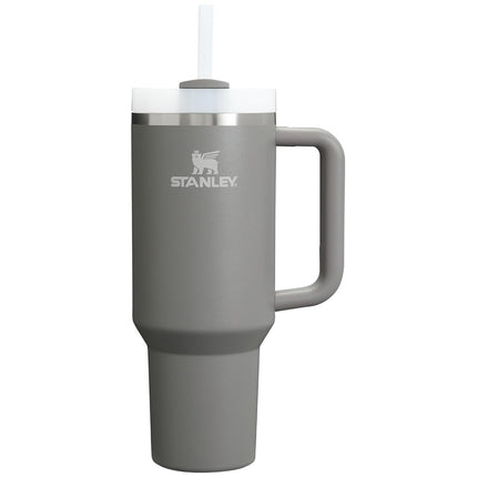STANLEY Quencher H2.0 FlowState Stainless Steel Vacuum Insulated Tumbler with Lid and Straw for Water, Iced Tea or Coffee, Smoothie and More, Stone, 40oz