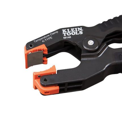 K-Type Thermometer, Pipe Temperature Clamp for HVAC, Measures -20 to +100 Degrees Celcius Klein Tools 69140