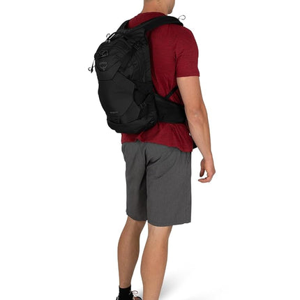 Sac à dos de vélo Osprey Raptor Pro pour homme avec réservoir Hydraulics de 2,5 L, noir