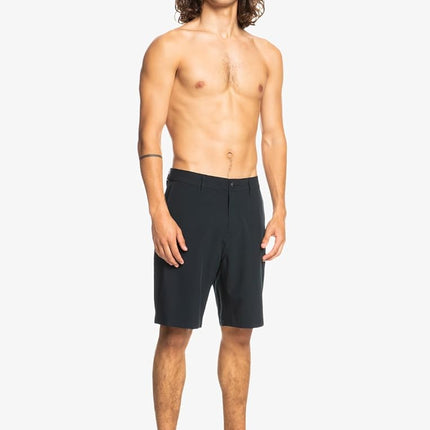 Quiksilver Men's Union Amphibian Hybrid 20" Short - Ocean Union (Black, 30)