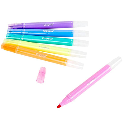 CRAYOLA MARCADORES TEXTUALES 6/PAQ 58-6504
