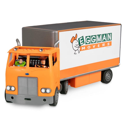 Disney Store Official Toy Story Moving Vehicles Playset - Eggman Moving Truck with Trailer, Andy's Room, Woody, Buzz Lightyear, Rex, RC and Hamm Plus Accessories