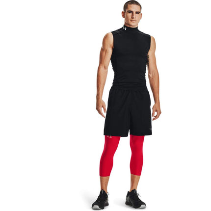 Mallas 3/4 HeatGear de Under Armour para hombre, Rojo (600)/Blanco, XXG Largo