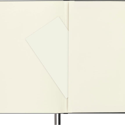 Moleskine - Classic Expanded Plain Paper Notebook - Hard Cover and Elastic Closure Journal - Color Black - Size Large 13 x 21 A5 - 400 Pages