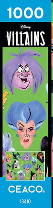 Ceaco - Disney - Villains Collage Faces - 1000 Piece Jigsaw Puzzle for Adults - Challenging Puzzle Perfect for Game Nights - Finished Size is 26.75 x 19.75