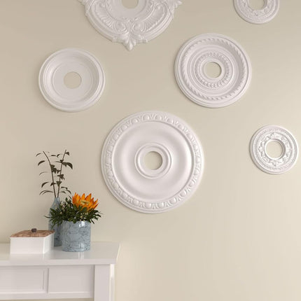 20"OD x 3 5/8"ID x 1"P Jackson Ceiling Medallion (Fits Canopies up to 5 1/8"), Hand-Painted Bronze