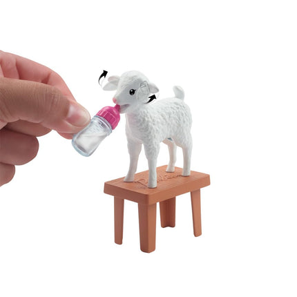 Barbie 65th Anniversary Doll & 10 Accessories, Farm Veterinarian Set with Blonde Vet Doll, Lamb with Moving Ears & More, HRG42