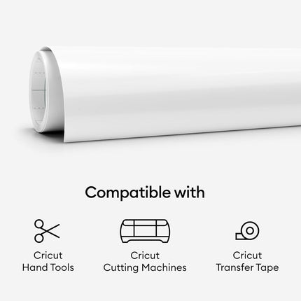 Cricut Vinilo Permanente Blanco de Calidad Superior a Granel