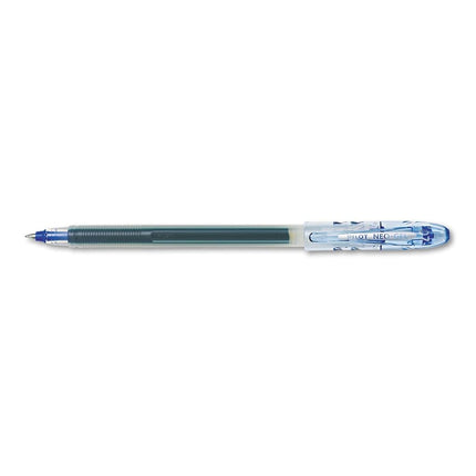 Pilot Neo-Gel Stick Roller Ball Pens, Fine Point, Blue Barrel, Blue Ink, 12-Count -14002
