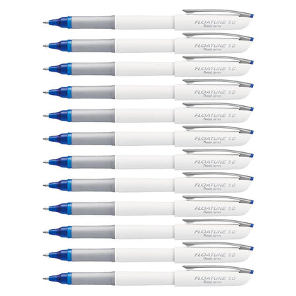 Pentel Floatune Rollerball, 1.0mm Medium Line, Blu
