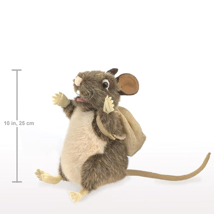 Folkmanis Puppets 2847 Pack Rat Hand Puppet, Brown