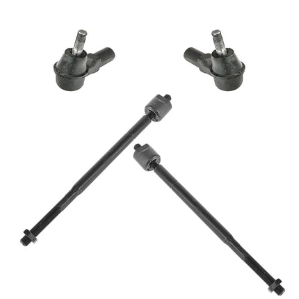 TRQ Front Inner and Outer Tie Rod Set 4 Piece Comp
