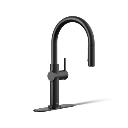 Kohler 22972-BL Crue Kitchen Sink Faucet with Pull