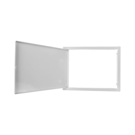 Repa Market 16 x 12 Inch Access Panel for Drywall - White Powder Coated Steel Wall Hole Cover - Door Panel, Cover Plates with Latch – Service Hatch, HVAC Access Door for Plumbing, Electrical Use