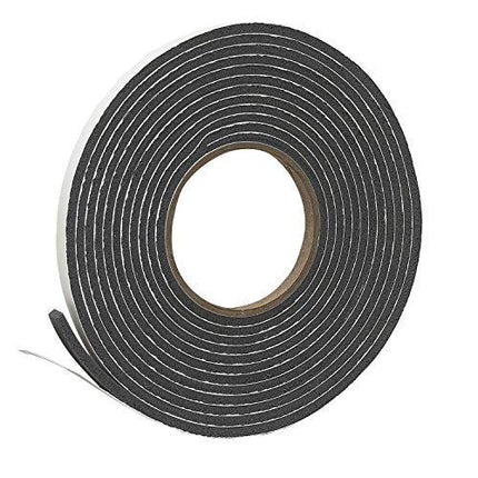 Frost King V734H Vinyl Foam Self-Stick Tape, Moderate Compression, 3/4" Wide x 1/2" Thick x 10 ft. Long, Gray