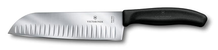 Victorinox Swiss Classic Fluted Wide Blade Santoku