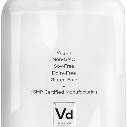 Amen Vitamin D, K2 & Zinc, Cholecalciferol D3 5000 IU, Organic Whole Food Blend with Apple, Blueberry, Cranberry, Elderberry Powder Fruits, Vegan Supplement, D3 K2 Vitamins, Non-GMO - 60 Capsules