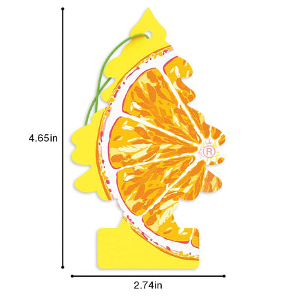 Little Trees Car Air Freshener I Hanging Tree Provides Long Lasting Scent for Auto or Home I Sliced, 6-Packs (4 Count)