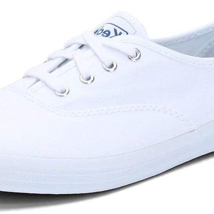 Keds Women's Champion Canvas Lace Up Sneaker, Whit