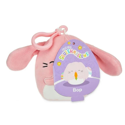Squishmallows Bop el Conejo Clip de Pascua de 3.5 pulgadas