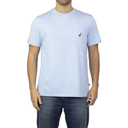 Nautica Men's V41050 T Shirt, Blue (Noon Blue), M 
