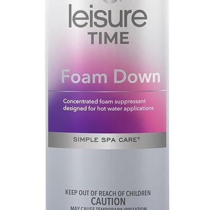 LEISURE TIME 30241A Foam Down Cleanser for Spas an