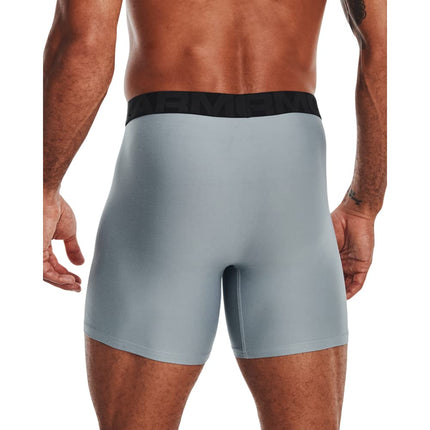 Under Armour Men's Standard Tech 6-inch Boxerjock 1-Pack, (465) Harbor Blue / / Jet Gray, 4X-Large