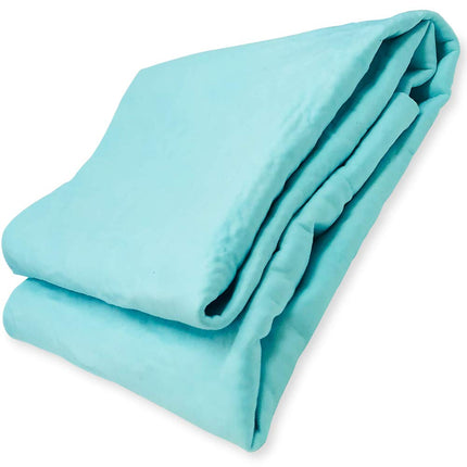 Serviette rafraîchissante lisse synthétique super absorbante Better Boat Shammy pour le séchage de voiture, de qualité marine, turquoise