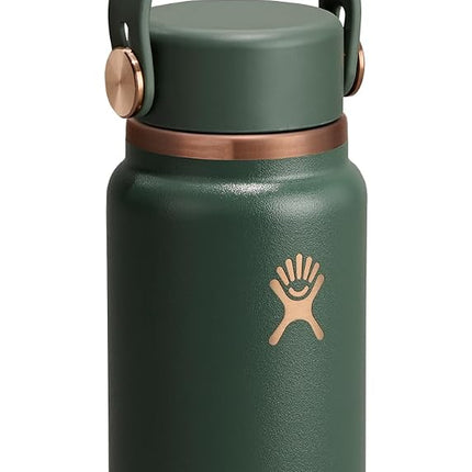 Hydro Flask Micro Bottle - Insulated Mini Leak Proof Flask for Purse or Pocket in 6.7 Oz Forest Green Arc