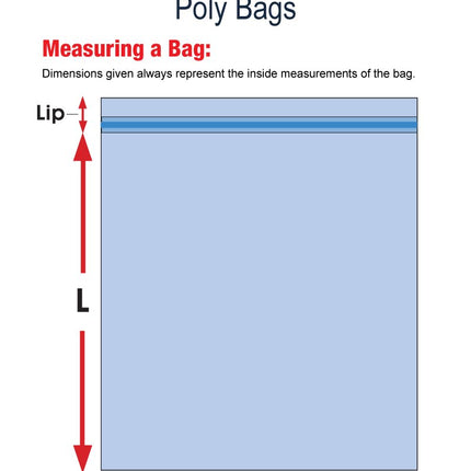 Aviditi PB3706 Poly Reclosable Bag, 5-Inch Length X 4-Inch Width, 4 Millimeter Thick, Clear (Case of 1000)
