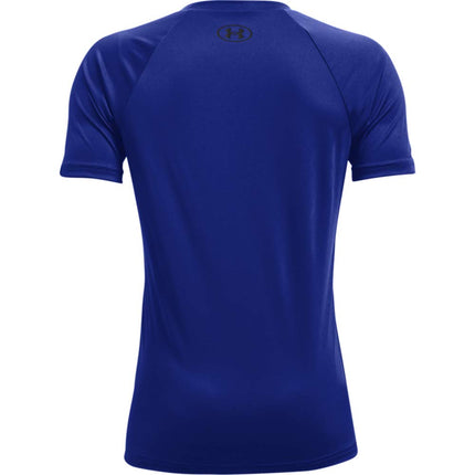 Under Armour Boys Ua Tech Big Sports T Shirt With Logo, Super-Soft Sportswear, Royal / Black, XL EU