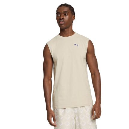 PUMA Men's Essentials Sleeveless T-Shirt (Available in Big & Tall), Desert Dust Ss25, 3XL Big