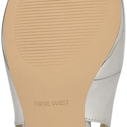Nine West Women's Annae Pump, Silver Mirror Metallic 040, 5 UK